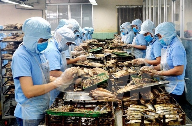 附圖:2018年前兩月越南水產品出口額同比增長近30%。(圖片來源:越通社) 附圖:2018年前兩月越南水產品出口額同比增長近30%。(圖片來源:越通社)